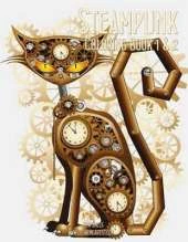 Steampunk Coloring Book 1 & 2