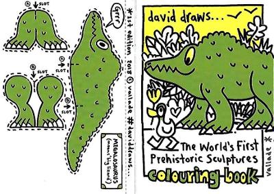 The World's First Prehistoric Sculptures colouring book