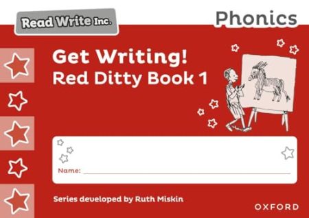 Read Write Inc. Phonics: Get Writing! Red Ditty Book 1 Pack of 10