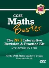 MathsBuster: GCSE Maths Interactive Revision (Grade 9-1 Course) Foundation - DVD-ROM
