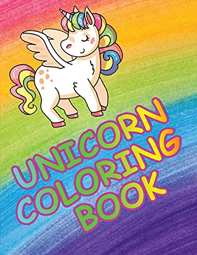 Unicorn Coloring Book: Simple Unicorn Coloring Patterns For Young Girls