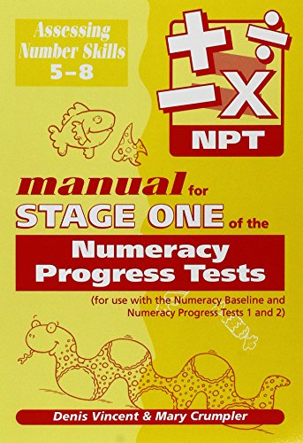 Numeracy Progress Tests, Stage One Specimen Set