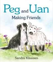 Peg and Uan: Meet a shy sheepdog puppy and a playful lamb