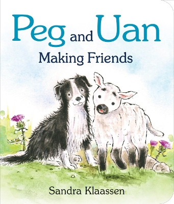 Peg and Uan: Meet a shy sheepdog puppy and a playful lamb