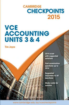 Cambridge Checkpoints VCE Accounting Units 3&4 2015
