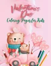 Valentine's Day Coloring Pages for Kids: Cute Animal Valentines Coloring