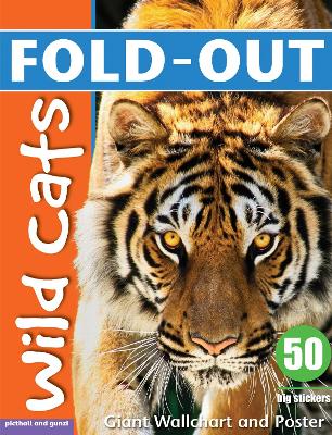 Fold-Out Poster Sticker Book: Wild Cats