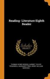 Reading- Literature Eighth Reader