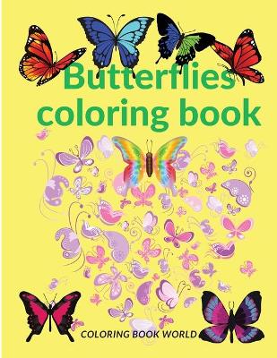 Butterflies coloring book