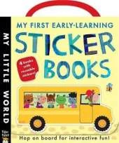 My First Early-Learning Sticker Books Boxed Set: 4 Books with Colorful Stickers!