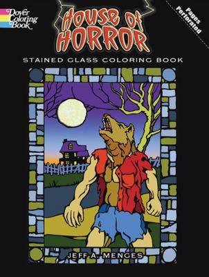 House of Horror: Stained Glass Colouring Book