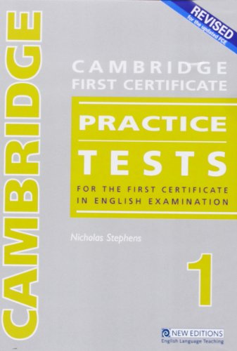 Revised Cambridge First Certificate Practice Tests - Book 1 Audio CD