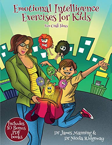 Fun Craft Ideas (Emotional Intelligence Exercises for Kids): This book contains cut and paste activities to help children explore and understand what feelings are and how they can be communicated through facial expressions.