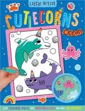 Little Artist Cutiecorns Ocean Colouring Book