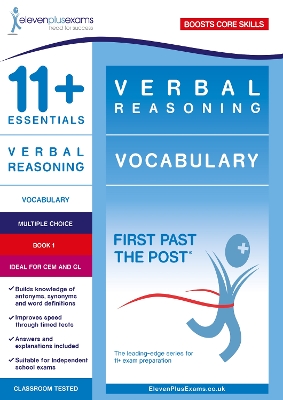 11+ Essentials Verbal Reasoning: Vocabulary Book 1