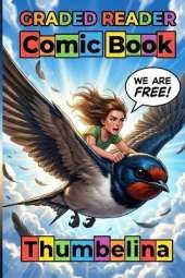 Thumbelina: Adult Beginner ESL Visual Comic Graded Reader - A1-A2 CEFR Self-Study English Stories.: A Graded Reader for Adult Learners (Level A1/A2), Picture-Context Visual Learning Method - Independent Study Confidence Builder Graded Reader.