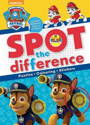 Nickelodeon PAW Patrol Spot the Difference: Puzzles, Colouring, Stickers