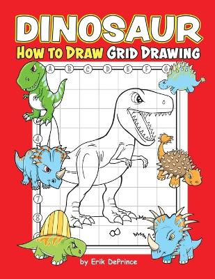 Dinosaur How To Draw Grid Drawing