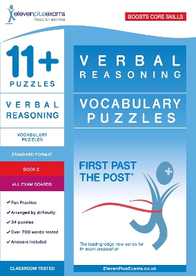 11+ Puzzles Vocabulary Puzzles Book 2
