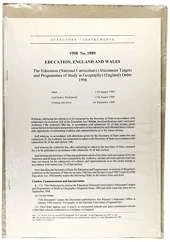The Education (National Curriculum) (Attainment Targets and Programmes of Study in Geography) (England) Order 1998