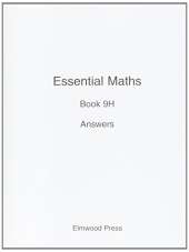 Essential Maths 9H Answers
