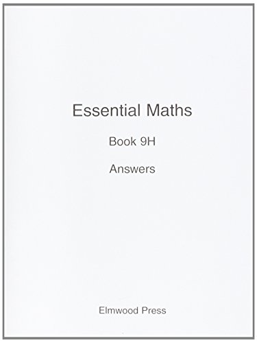 Essential Maths 9H Answers