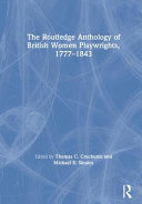 The Routledge Anthology of British Women Playwrights, 1777-1843