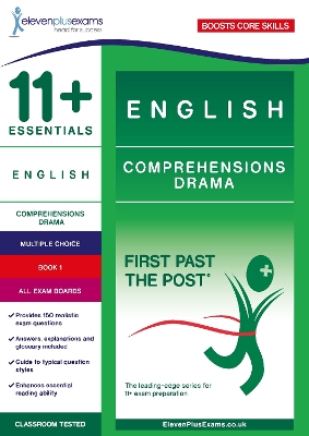 11+ Essentials English Comprehensions: Drama Comprehensions Book 1