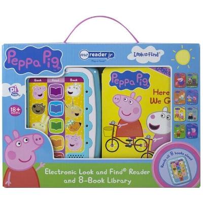Peppa Pig: Me Reader Jr Electronic Look and Find Reader and 8-Book Library Sound Book Set: Me Reader Jr: Electronic Look and Find Reader and 8-Book Library