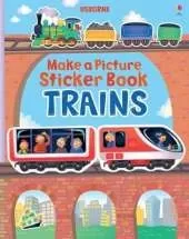Make a Picture Sticker Book Trains