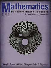 Mathematics for Elementary Teachers: A Contemporary Approach
