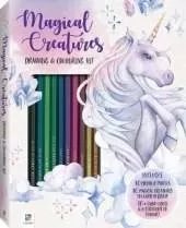Magical Creatures Drawing and Colouring Kit