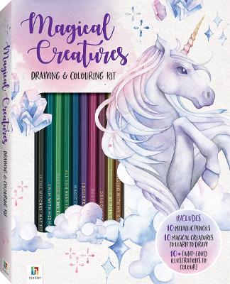 Magical Creatures Drawing and Colouring Kit