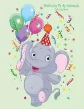 Birthday Party Animals Coloring Book 1