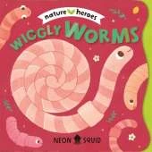 Wiggly Worms: An adorable peek-through rhyming board book about insects and nature