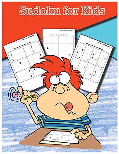 Sudoku for Kids: Sudoku Puzzles from Beginner to Advanced, 4x4, 6x6 & 8x8, Grow Logic Skills!