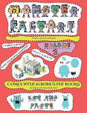 Simple craft work with paper (Cut and paste Monster Factory - Volume 2): This book comes with a collection of downloadable PDF books that will help your child make an excellent start to his/her education. Books are designed to improve hand-eye coordinatio