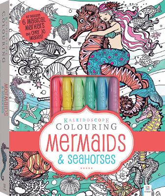 Kaleidoscope Colouring: Mermaids and Seahorses