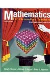 Mathematics for Elementary Teachers: A Contemporary Approach