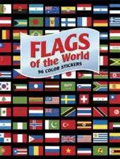 Flags of the World: 96 Color Stickers