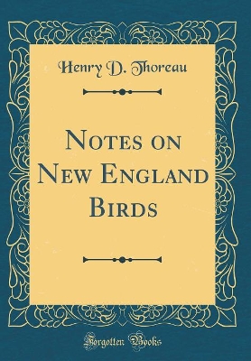 Notes on New England Birds (Classic Reprint)