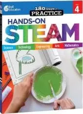 180 Days™: Hands-On STEAM for Grade 4: Practice, Assess, Diagnose
