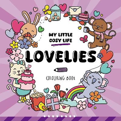 Lovelies: Cute Kawaii Colouring Book for Teens and Adults Featuring Adorable Animals, Purmaids and Cosy Scenes