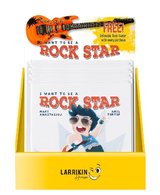 I Want to be a Rock Star 12-copy counter pack with FREE inflatable guitar!