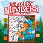 Color By Numbers for Kids Ages 4-8