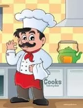 Cooks Coloring Book