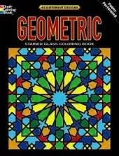 Geometric Stained Glass Coloring Book