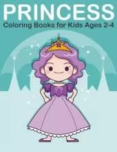 Princess Coloring Books for Kids Ages 2-4