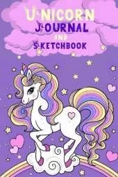 Unicorn Journal and Sketchbook: Notebook for girlsCute Journal Notebook with Motivational Quotes for GirlsSketch books for kids160 pages, 6x9