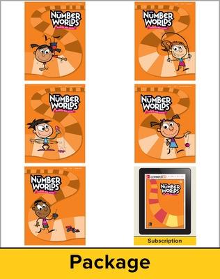 Number Worlds Level E, Student Materials Bundle (5 students, 1-year)